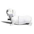 thumbnail image 1 of Danya B Dachshund Dog Bookend Set - White, 1 of 2
