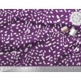 thumbnail image 3 of Soimoi Purple Rayon Fabric Cow Animal Skin Print Fabric by the Yard 42 Inch Wide, 3 of 3