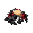 thumbnail image 4 of Clearance Halloween Candle Rings Wreaths Center Gothic Black Artificial Rose Candle Holder Ring with Berry Accents, Dark Autumn Wreath for Fireplace Mantel Entryway Wall Window Home Tabletop Ornament, 4 of 7
