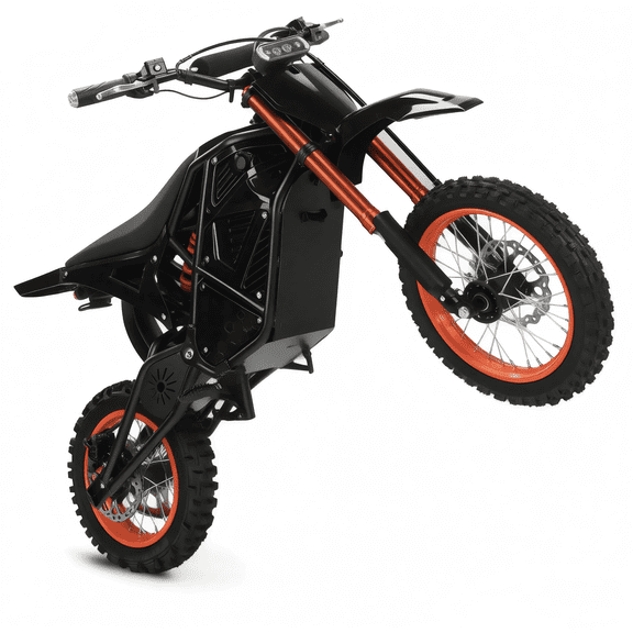 2000W Electric Dirt Bike for Adults Teens, 37MPH Off-Road EBike, 48V 23AH Removable Battery, 14/12" Fat Tires, Hydraulic Brakes, Mountain Trail Motorcycle for Ages 13 