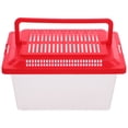 thumbnail image 3 of Shisuyan Portable Fish Tank Handheld Aquarium Fish Tank Transparent Turtle Box Pet Hamster Box, 3 of 8