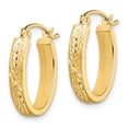 thumbnail image 2 of Boucles d'Oreilles Ovales en Or Jaune 10k, 2 of 8
