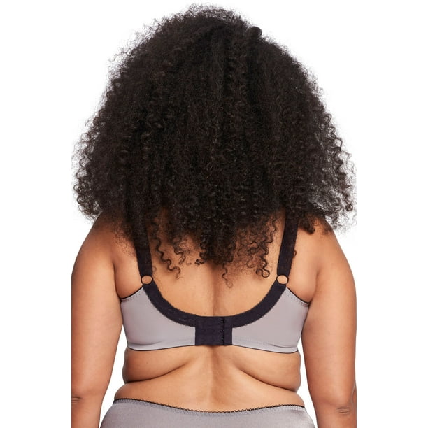 Goddess Women's Plus-Size Keira Banded Underwire Bra, Ink