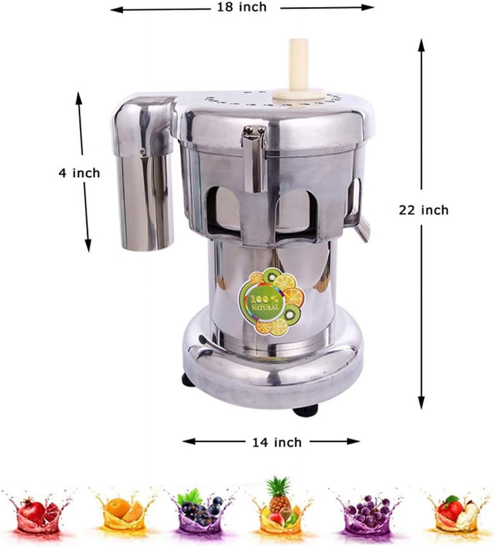 Commercial Fruit Vegetable Juicer Vegetable Extractor Centrifugal Juice Machine Stainless Steel