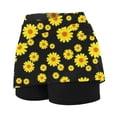 thumbnail image 5 of ibiyuan Pleated Skirts For Women Womens Mini Skirt Skorts Flowy High Waisted Ruffle Tiered Casual Summer Beach Short Skirts Built-in Shorts 2026, 5 of 7