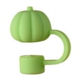 thumbnail image 2 of Walbest 1/5Pcs Pumpkin Silicone Straw Cap Reusable Topper for 30/40 Oz Tumbler Cup Fall Thanksgiving Accessories Non-Slip BPA-Free Universal 10mm Straw Lid Protector, 2 of 8