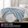 thumbnail image 3 of Brookstone Cooling Throw Blue, Solid Print, Nylon Polyethylene, Knit, 1 Piece, Standard Size, 3 of 13