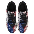 thumbnail image 2 of Black Cat Celebrate Fourth Of July Independence Day Running Shoes Sneakers Mesh Black Size 12, 2 of 5