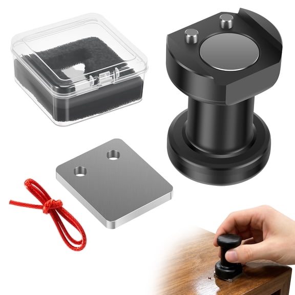 Paint Denibbing Tool Tungsten Steel 2 in 1 Double Sided Paint Nib and Run Removal Tool with Magnetic Holder and Sanding Pad for Automotive Clear Coat