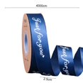 thumbnail image 4 of LCXmlly Gift Wrapping 1 Roll Package Ribbon Printed Tear resistant Silky Gift Wrapping DIY Handmade Solid Color Satin Ribbon Festival Accessories, 4 of 8