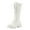 White, variant on Womens Boots Women's Knee High Boots Flat Boots for Women High Heel Platform Boots (Black,9)