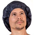 thumbnail image 1 of Gorro de ducha Hairsome para hombre, impermeable, reutilizable, negro, 1 of 8