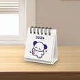 thumbnail image 6 of koolsoo 2024 Desk Calendar Cartoon Twin Wire Binding Thick Paper Desktop Calendar Stand up Desk Calendar for Desk Home Puppy, 6 of 8