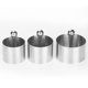 thumbnail image 1 of Wosthever Juego de tres moldes circulares de acero inoxidable para postres y vajilla fría. Cocina y Comedor, 1 of 6