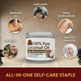 thumbnail image 5 of Okay Pure Naturals Pure Coconut Oil with Vitamin E Natural Skin Moisturizer and Anti Dandruff Formula, 6 oz, 5 of 8