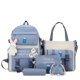 thumbnail image 2 of Juego de mochila de tela Oxford ajustable de moda universitaria de 5 piezas - ¡Elegante y cómodo!, 2 of 3