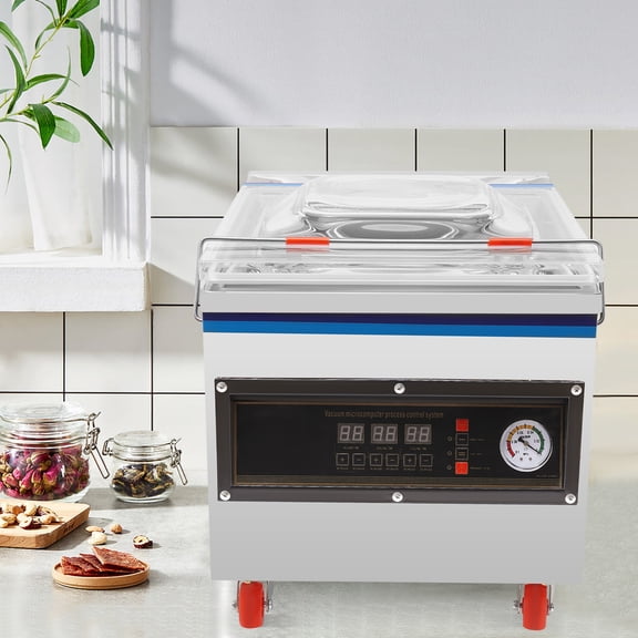 800W Commercial Vacuum Sealer Chamber Packing Sealing Machine Food Saver 110V
