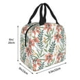 thumbnail image 2 of Pofeuu Lilies Flowers Print Lunch Bag Lunch Box Large Capacity Insulated Lunch Bag for Adult, Leakproof Reusable Lunch Tote Bags for Work, 2 of 5