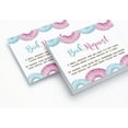 thumbnail image 6 of Inkdotpot Set Of 30Donuts Baby Shower Invitations-Diaper Raffle Tickets And Baby Shower Book Request Cards He Or She Gender Reveal Invites Its A Boy Its A Girl, 6 of 8