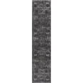 thumbnail image 4 of Unique Loom Bromley Collection Area Rug - Wells (2' x 8' 8" Runner Dark Gray/Gray), 4 of 6