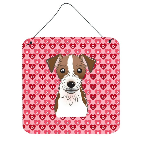 Carolines Treasures BB5272DS66 Jack Russell Terrier Wall or Door Hanging Prints 6HX6W multicolor