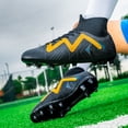 thumbnail image 5 of Zapatos de fútbol ultraligeros y cómodos para hombre, tacos deportivos de entrenamiento para césped, botas largas con picos, botas de pie de alta calidad, 5 of 5