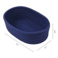 thumbnail image 3 of REGALWOVEN 3 Packs Storage Basket, Shelf Closet Storage Bin for Key Tray Bowl for Entryway Desk, Catchall Home Decor Navy 9.1*5.1*2.8in, 3 of 5