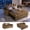 Brown, variant on 65" Sleeper Sofa Bed Full Size, Velvet Pullout Couches for RVs, Light Gray,Convertible Loveseat Couch for Small Space, Apartment, Adjustable Backrest, USB, Tufted, 2 Pillows, Side Tray, Side Pockets