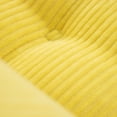 thumbnail image 4 of PAPROOS Bean Bag Chair for Adults, Corduroy Bean Bag Lounger, Convertible Floor Sofa Bed, Comfy Lounge Chair with Back Support for Bedroom, Dorm, Game Room and Living Room, Yellow, 4 of 10