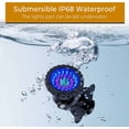 thumbnail image 3 of shiyou-Pond Lights, Fountain Lights, IP68 Waterproof Outdoor Spot Lights, LED Color Changing Pond Lights, 6W RGB Multi-Color Dimmable Memory Adjustable Landscape Lighting for Garden Yard Lawn, Set of, 3 of 4