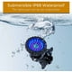 thumbnail image 3 of Foco que cambia de color, luz de fuente subacuática LED de 12 W, luz de estanque impermeable IP68 Foco de buceo de Halloween, canal de césped de jardín con memoria de color regulable, 4 juegos (estándar de EE. UU.) Sincero Electrónica, 3 of 5