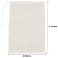 thumbnail image 4 of 800 Pack Cotton Muslin Bags Sachet Bag Multipurpose Drawstring Bags for Tea Jewelry Wedding Party Favors Storage, 4 of 7