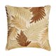 thumbnail image 1 of Funda de almohada con cremallera, dorada, 35 x 35 cm (14 x 14 pulgadas), fundas de cojín decorativas, cojines de sofá con bordado de seda y cuentas, diseño moderno con motivos naturales y florales,, 1 of 5