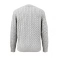 thumbnail image 3 of HAiming Fall Winter Sweaters for Women Long Sleeve Warm Scoop Neck Solid Color Casual Blouses Going out Undershirts, 3 of 6
