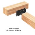 thumbnail image 5 of Heavy Duty Patio Column Base Plate Fence Column Base Fixer Bracket, 5 of 5