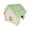 Light Green, variant on Hamster House Toy – Ventilated Safe Hideout Hut with Porous Design for Hamsters, Golden Bears, and Squirrels