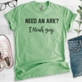 thumbnail image 2 of Need An Ark I Noah A Guy Shirt, Unisex Women's Men's Shirt, Religious Shirt, Jesus Shirt, Christian Shirt, Heather Apple Green, Large, 2 of 6