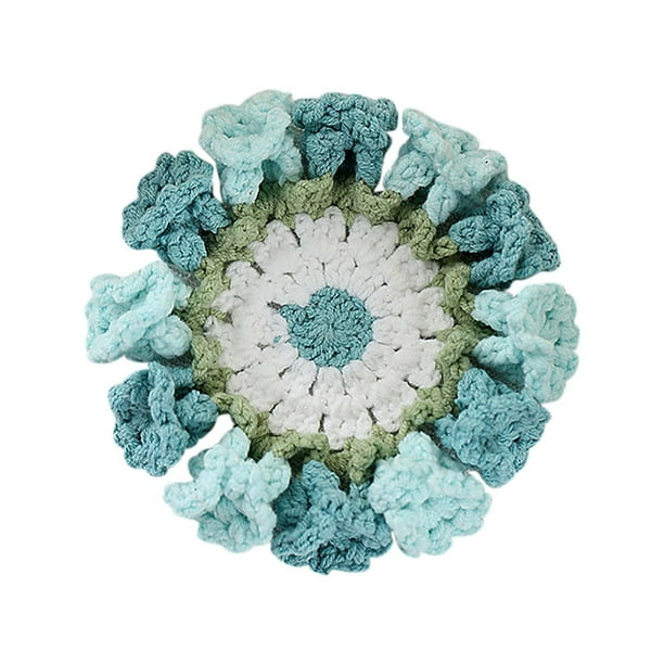 Xihbxyly Tapete Tejido Floral, Diseño Artesanal de Lirios Del Valle, Suave y Resistente Al Calor, Decoración Multiusos para El Hogar, Regalo Único para Madre o Novia, Elegante Obra de Arte Artesanal,