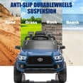 thumbnail image 4 of Licensed Toyota Tacoma Truck Ride on Car, 12volts 3mph Battery Electric Toy Car Jeep for Kids 3-6 Years, Blue, 4 of 14