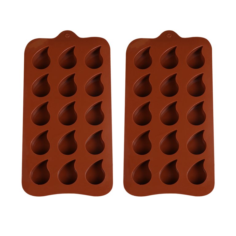 2PCS Creative Shaped Design Baking Tools Baking Gadgets Multi-Purpose  Silicone Molds for Chocolate (Style 16, Random Color)