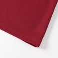 thumbnail image 4 of Men's Waffle Knit Lace up Henley T-Shirt, Short Sleeve Casual Summer Stand up Collar Top Wine, 4 of 9