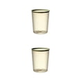 thumbnail image 2 of Matsuzay Bote de basura transparente sin tapa Cubo de basura en forma de rayas Cubo de basura de plástico cilíndrico Contenedor de baño de Type2 NO2, 2 of 6