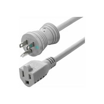 StarTech 6ft 1.8m Hospital-Grade Extension Cord Green Dot NEMA 5-15P to 5-15R 13A 125V 16AWG UL Listed