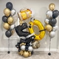 thumbnail image 7 of 40 Inch Gold Number Balloons, Helium Mylar Foil Number Balloons for Birthday, Number 0 Balloon for Birthday Decorations for Kids, Anniversary Party Decorations Supplies, 7 of 7