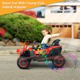 thumbnail image 4 of HHVEL 2 Seater Ride on Car with Remote, 12V Electric Car with 800W Motors, Remote Control, Bluetooth, Spring Suspension, LED Light,Red, 4 of 7
