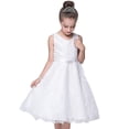 thumbnail image 2 of Vestido de encaje sin mangas para niñas, vestido formal de boda, vestido de fiesta, vestidos de swing, 2 of 4