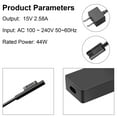 thumbnail image 3 of Surface Pro Charger, 44W Power Supply Adapter for Microsoft Surface Pro 3/4/5/6/7, Surface Laptop 1 2 3, Surface Book 1 2 3, Surface Go 1 2 3, Surface Laptop Go, with 4.92 Ft Power Cord, 3 of 10