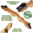 thumbnail image 2 of Keshes Takedown Hunting Recurve Bow and Arrow - 62 Archery Bow for Teens and Adults, 15-60lb Draw Weight - Right and Left Handed, Archery Set Bowstring Arrow Rest Stringer Tool Sight, 2 of 7