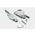 thumbnail image 3 of 12 Sets of Stainless Steel Window Sash Lock,Security Window Lock for Double Hung Replacement Window Lathc Anti-Theft Lock (Long Hooks), 3 of 9