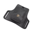 thumbnail image 3 of PU Leather Cigarette and Lighter Case Pouch with Belt Loop for 20 Count Cigarette Men's Cellphone Waist Belt Pouch Grey, 3 of 5